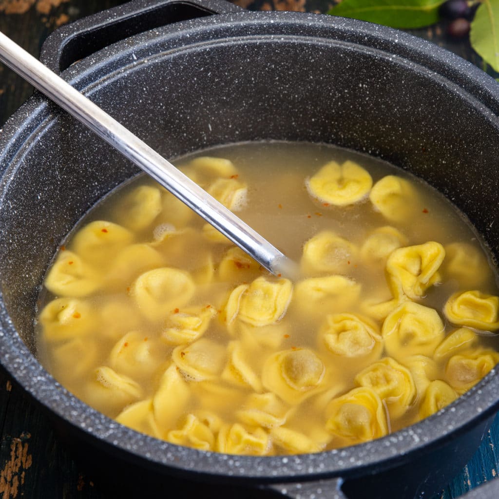 Traditional Tortellini in Brodo (in Broth) Recipe - An Italian in my ...