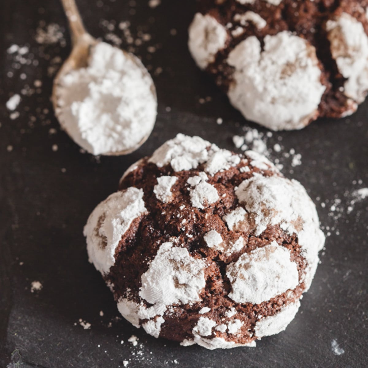 Chocolate Crinkle Cookies