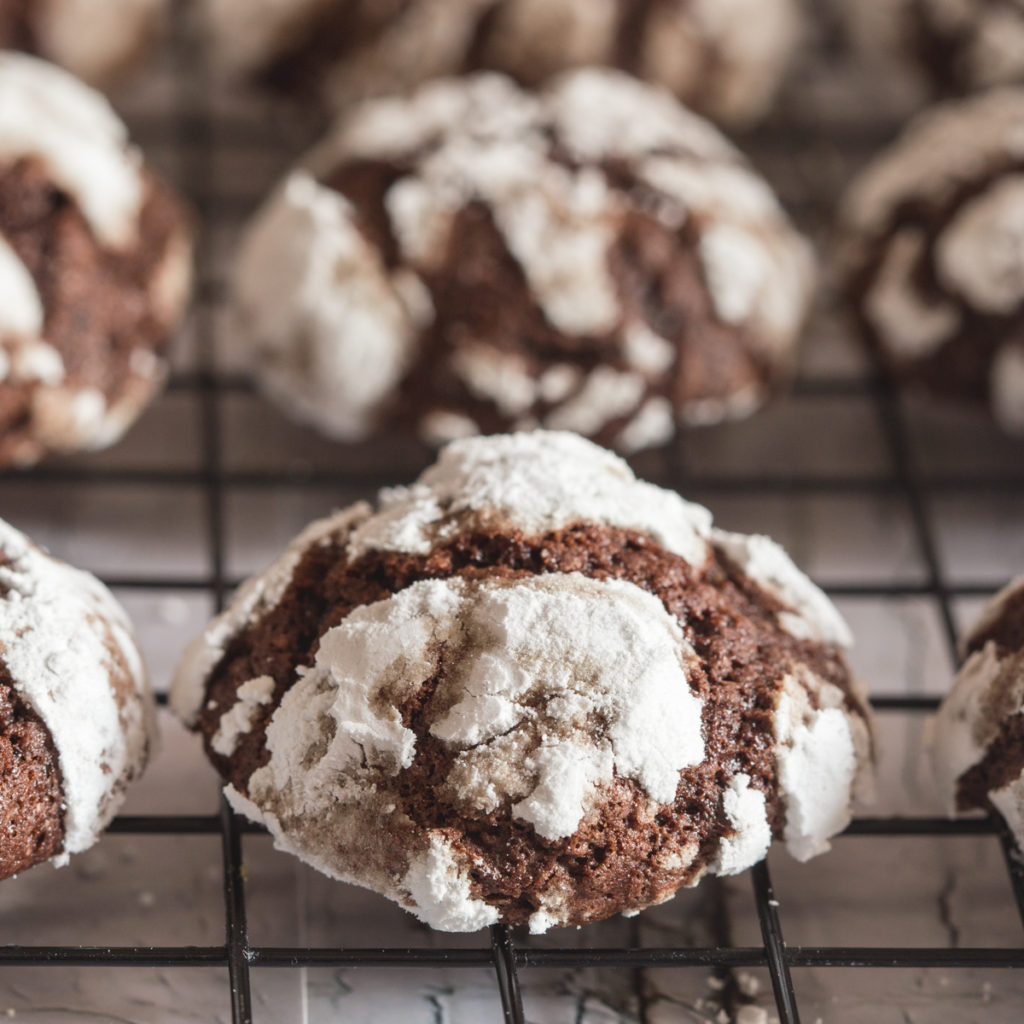 cookies on a wire rack