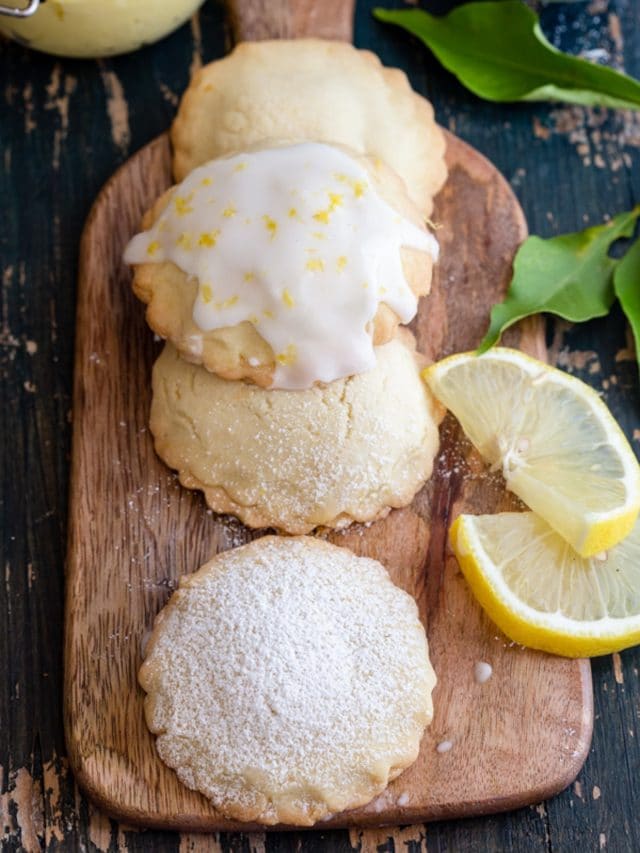 Italian Lemon Stuffed Cookies