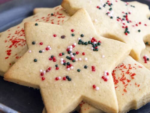 Brown Sugar Shortbread Cookies