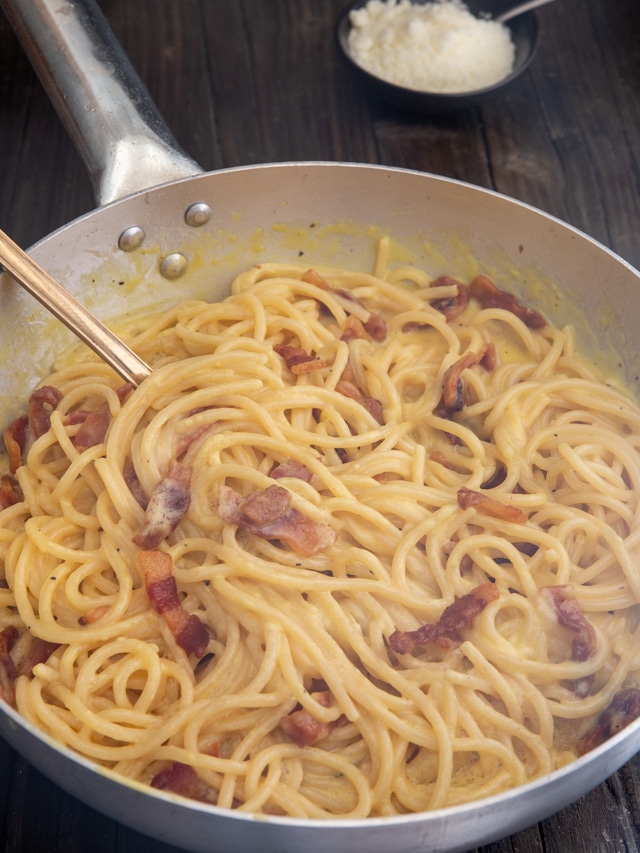 Authentic Spaghetti Carbonara - An Italian in my Kitchen