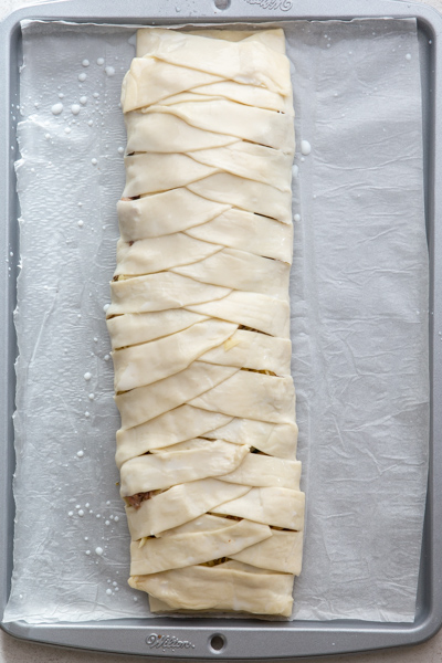strudel ready for baking
