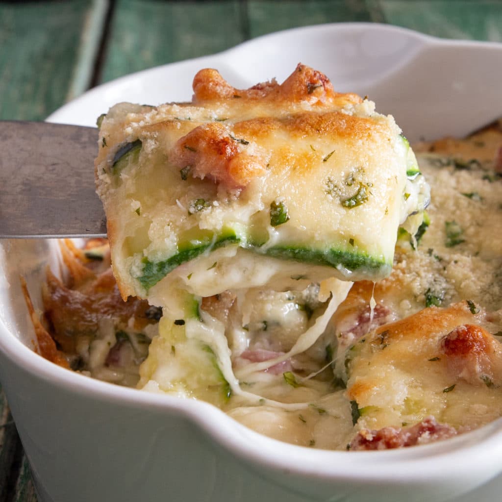 Easy Baked Zucchini Parmesan - An Italian In My Kitchen