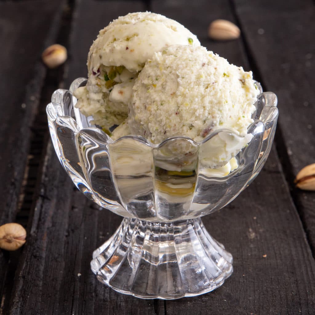 No-Churn Pistachio Ice Cream Recipe - An Italian In My Kitchen