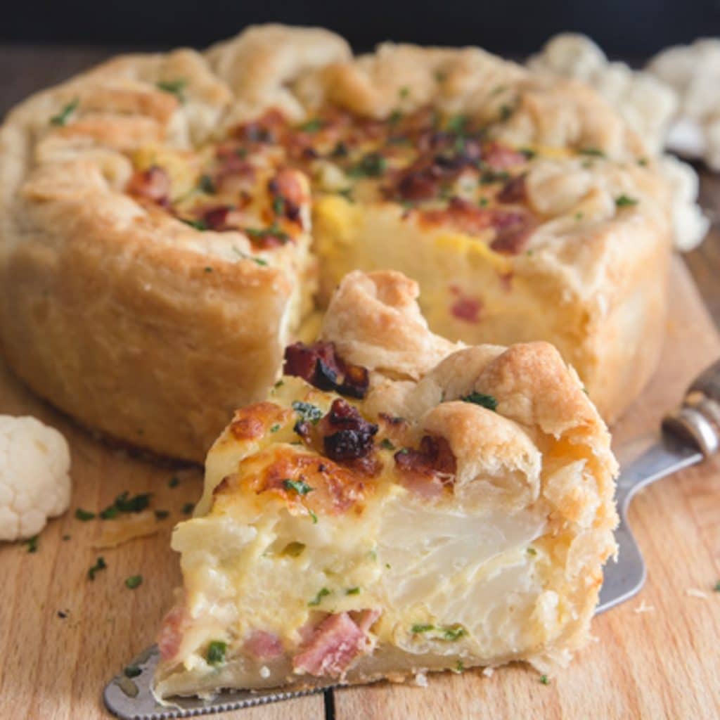 Cauliflower Cheese Pie Recipe - An Italian in my Kitchen