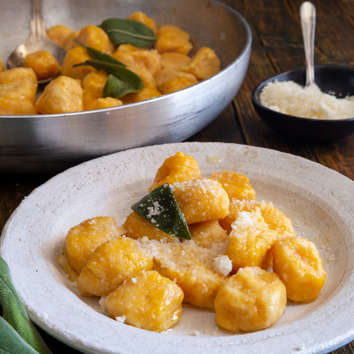 Pumpkin Gnocchi with Sage Butter Sauce-image