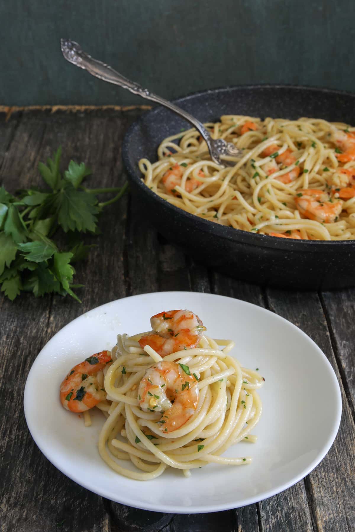 Easy Italian Shrimp Pasta - An Italian in my Kitchen
