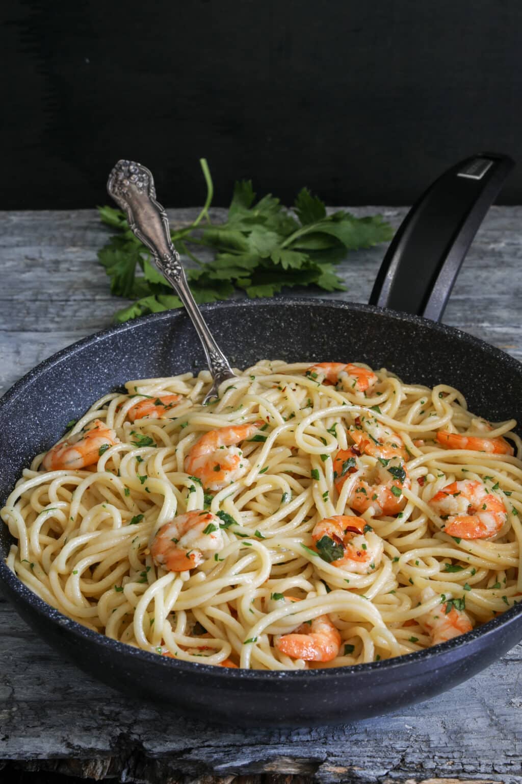 Easy Italian Shrimp Pasta - An Italian in my Kitchen