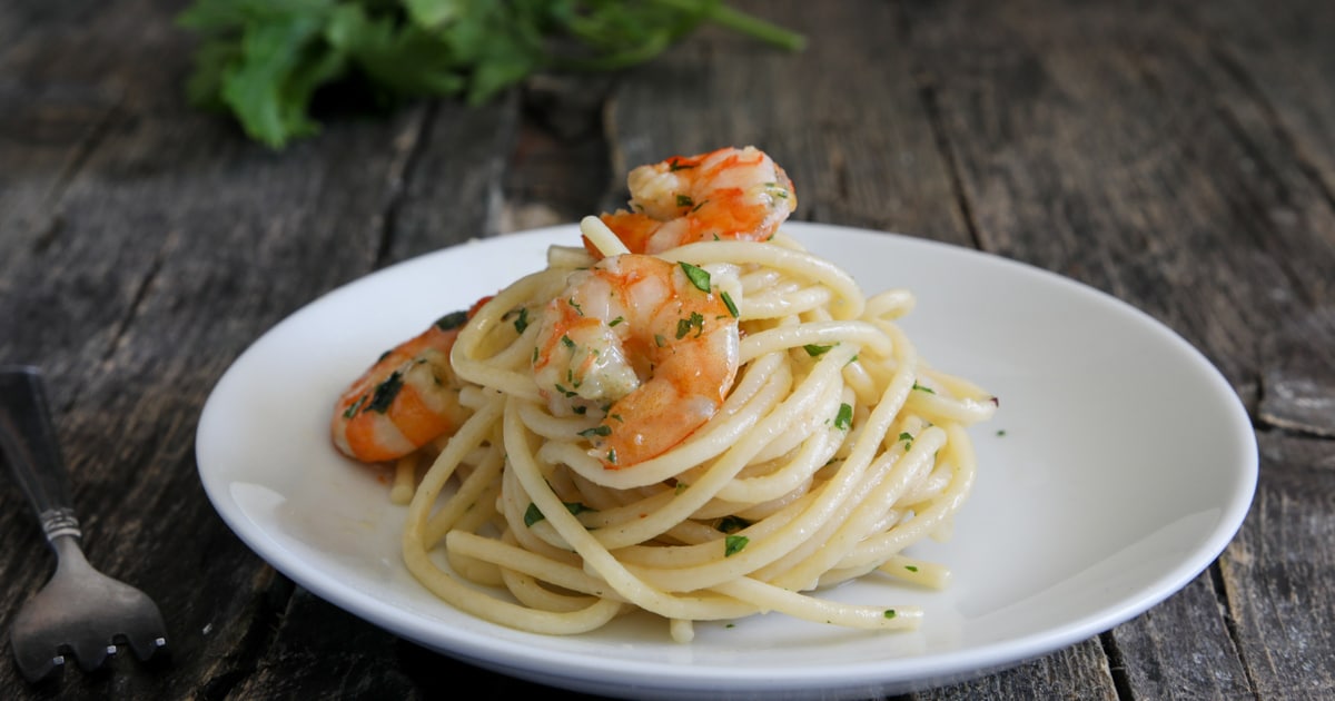 Easy Italian Shrimp Pasta - An Italian In My Kitchen