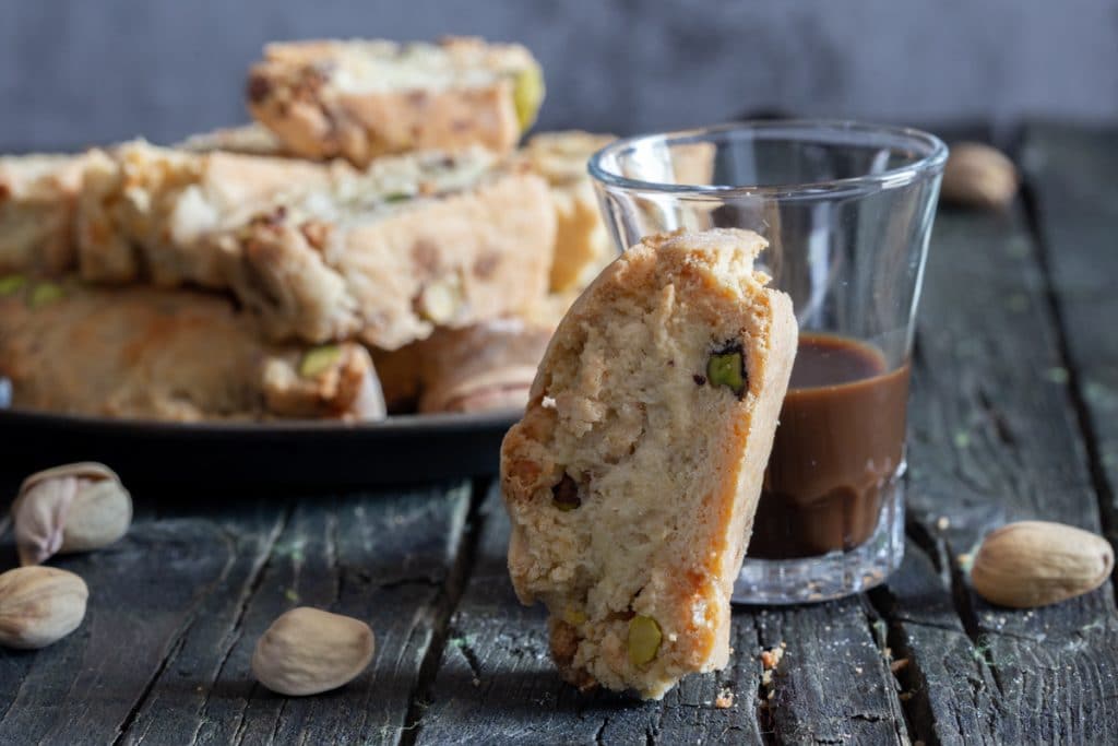 Fig and Pistachio Biscotti - Proud Italian Cook