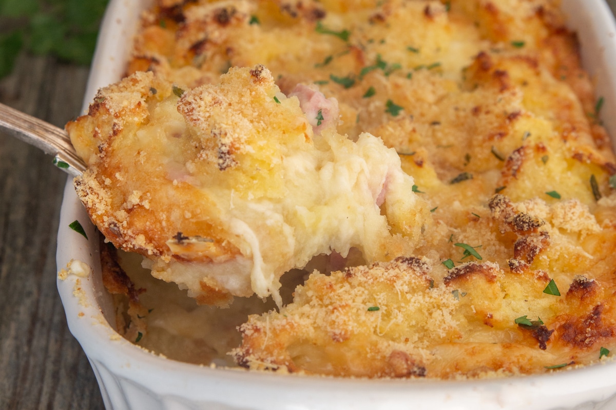 Leftover Mashed Potato Casserole Recipe - An Italian in my Kitchen