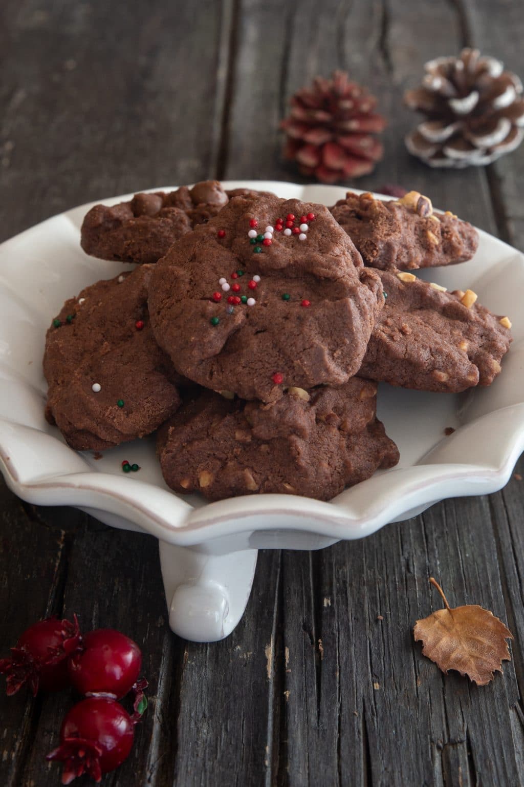 Chocolate Whipped Shortbread Cookies Recipe - An Italian in my Kitchen