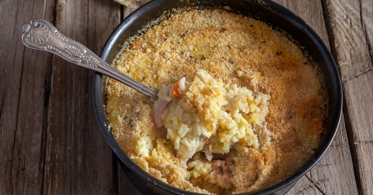 Easy Leftover Rice Casserole Recipe - An Italian in my Kitchen