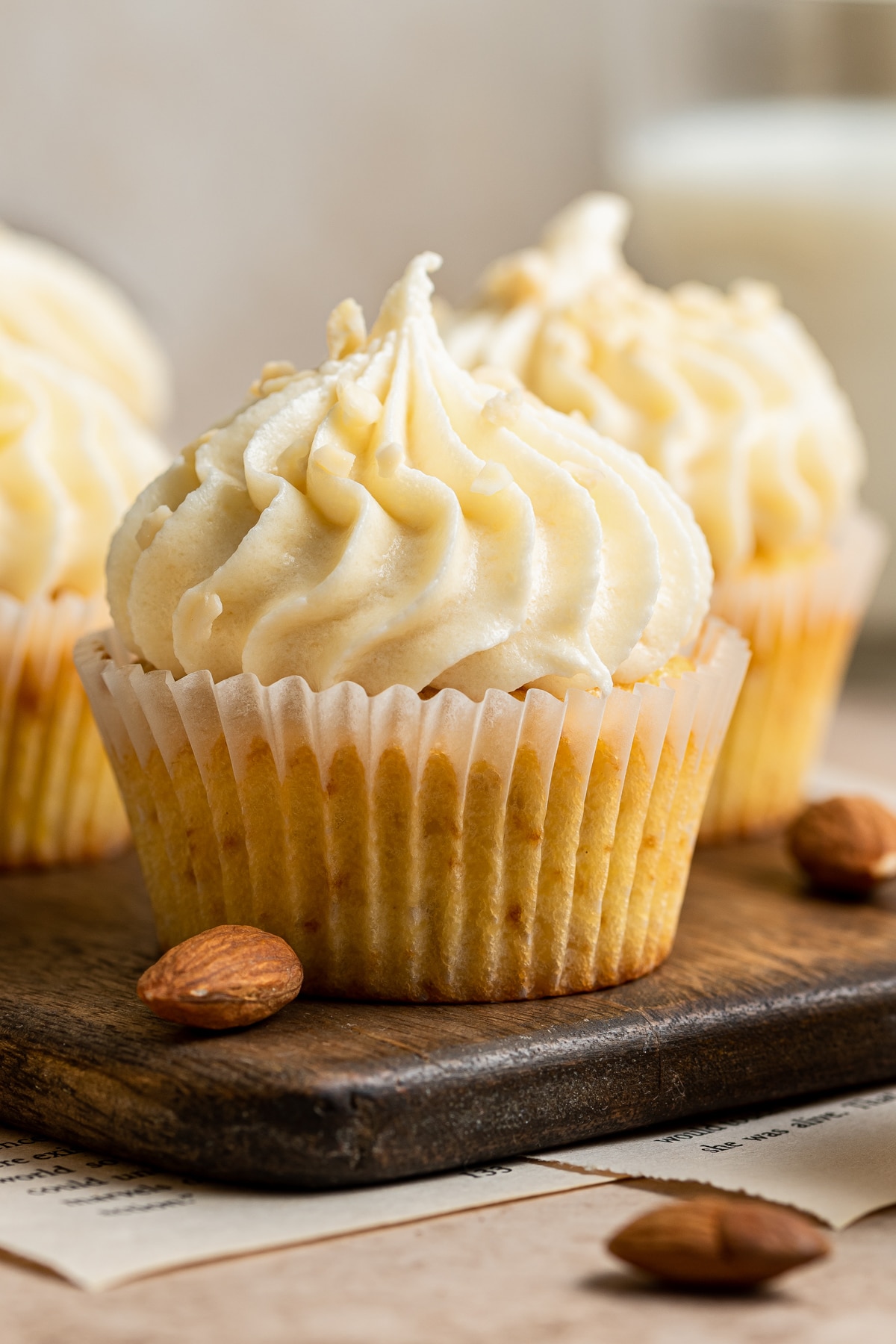 Vanilla Almond Cupcakes Recipe An Italian in my Kitchen