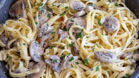 Creamy Mushroom Pasta Recipe - An Italian in my Kitchen