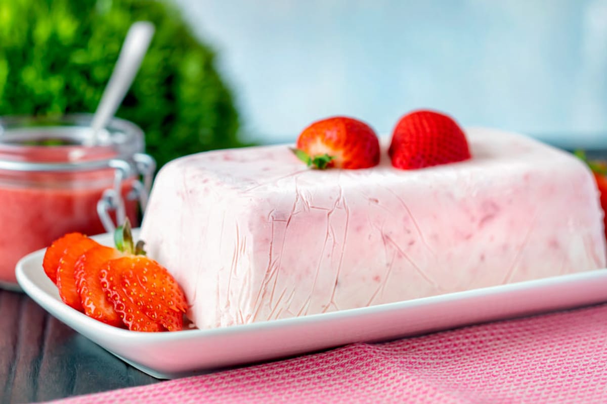 Creamy Strawberry Semifreddo Recipe - An Italian In My Kitchen