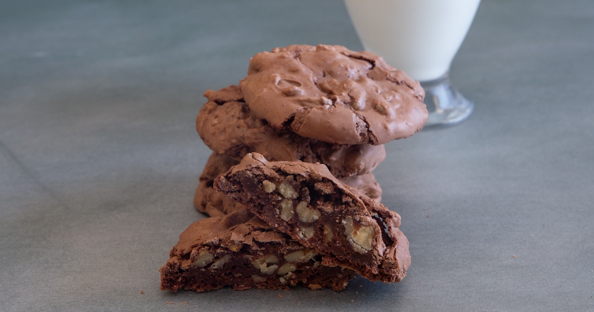 Easy Brownie Drop Cookies Recipe An Italian in my Kitchen