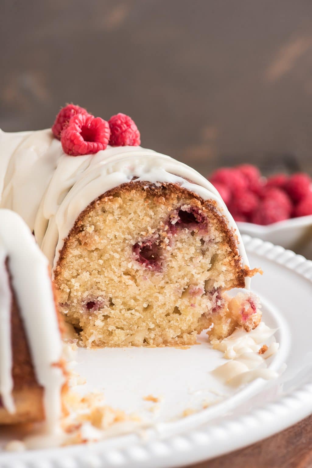 Homemade Raspberry Bundt Cake Recipe - An Italian in my Kitchen