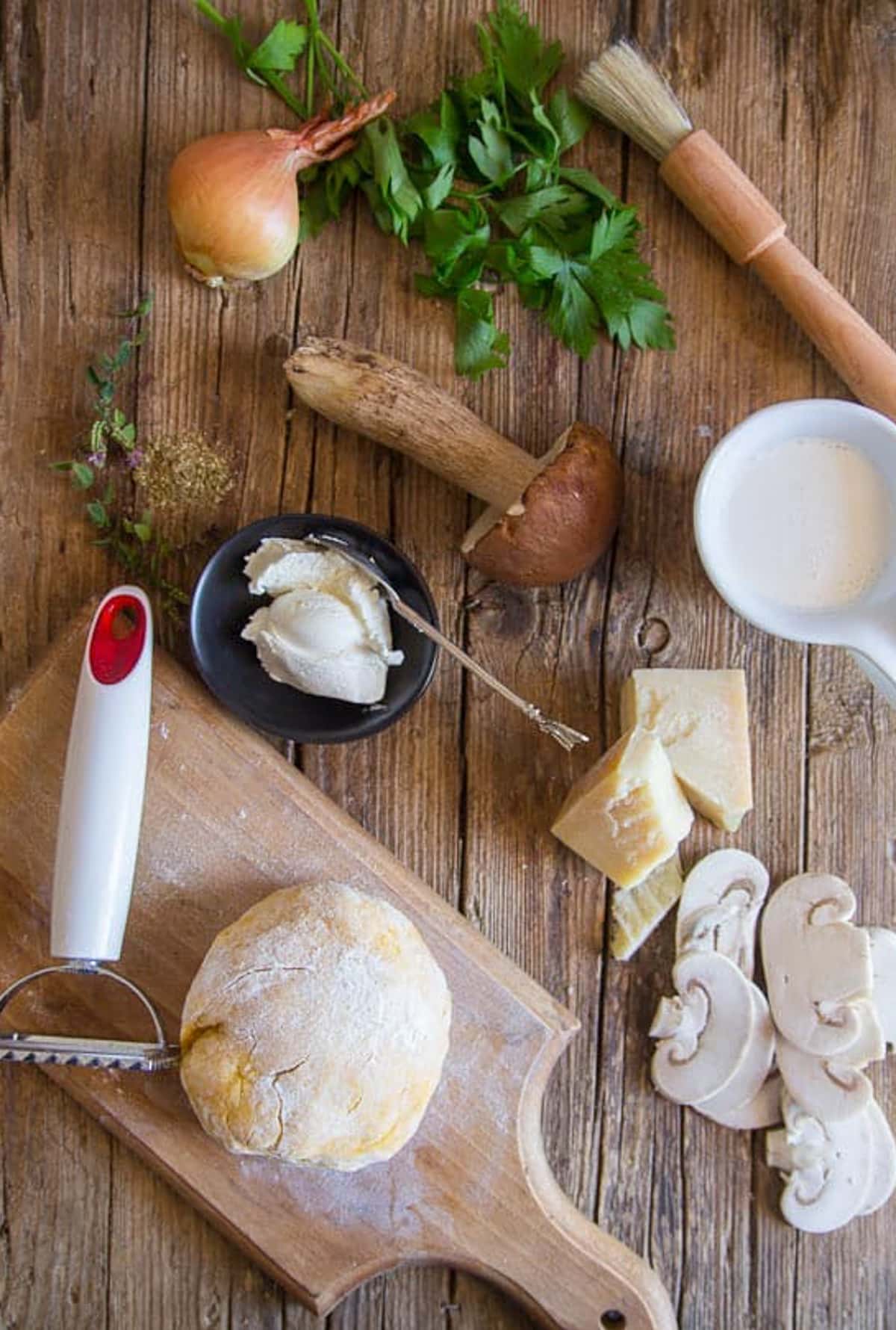 Homemade Creamy Mushroom Ravioli Recipe - An Italian in my Kitchen