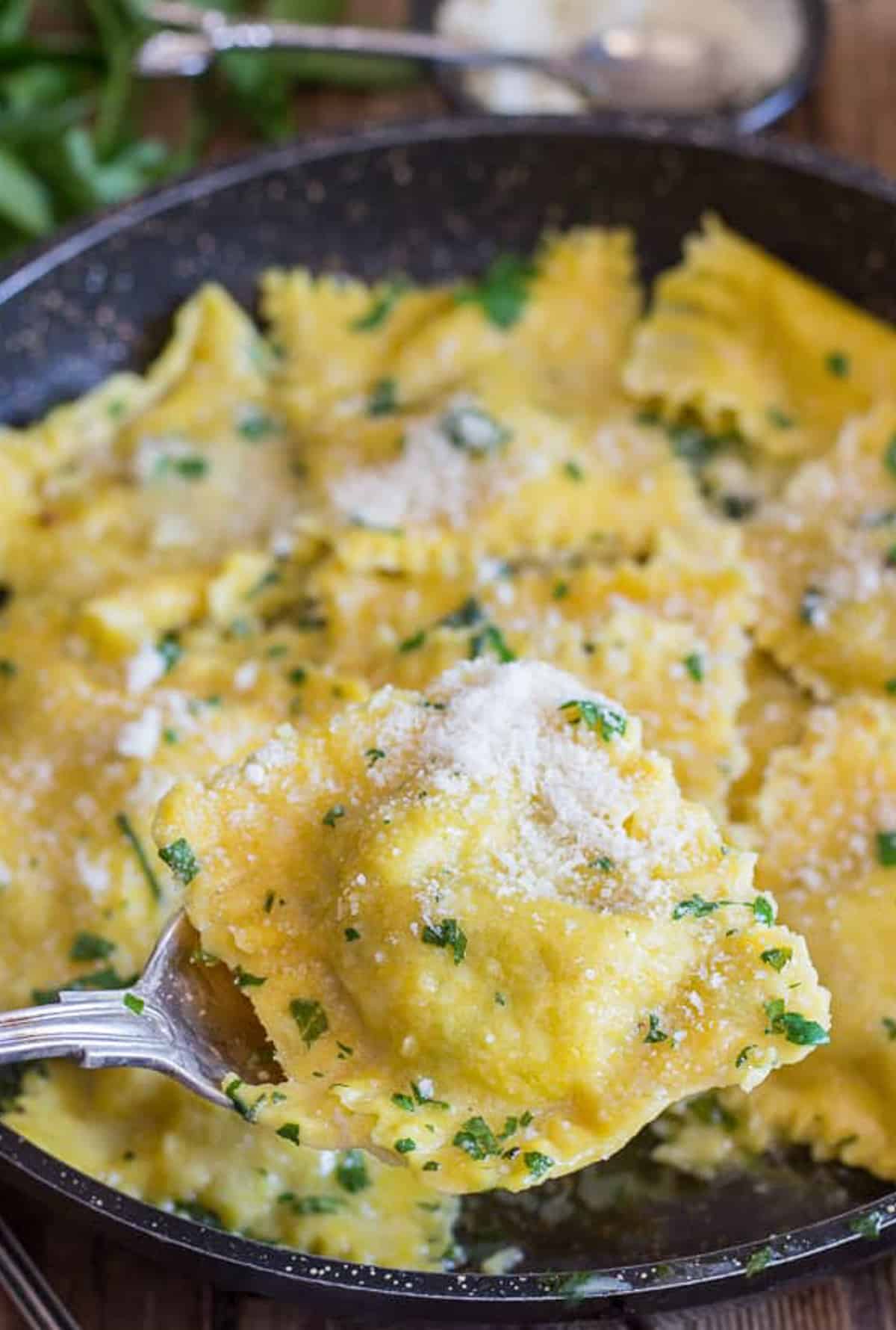 Homemade Creamy Mushroom Ravioli Recipe - An Italian In My Kitchen