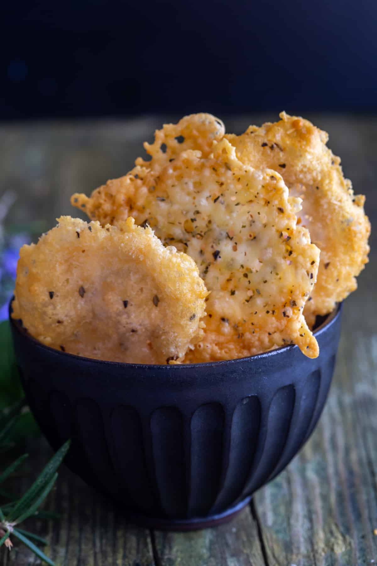 Baked Cheese Crisps Recipe An Italian in my Kitchen