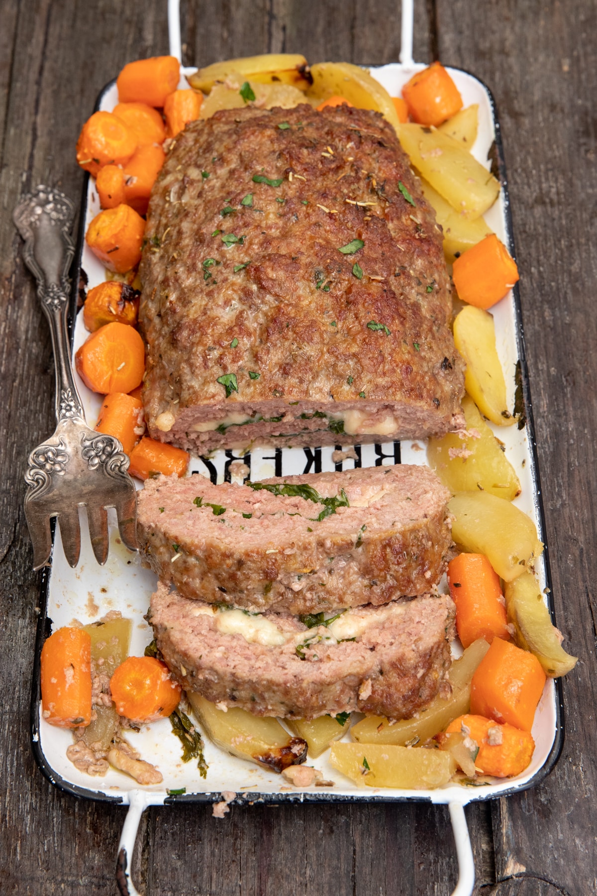 Italian Stuffed Meatloaf Recipe - An Italian in my Kitchen