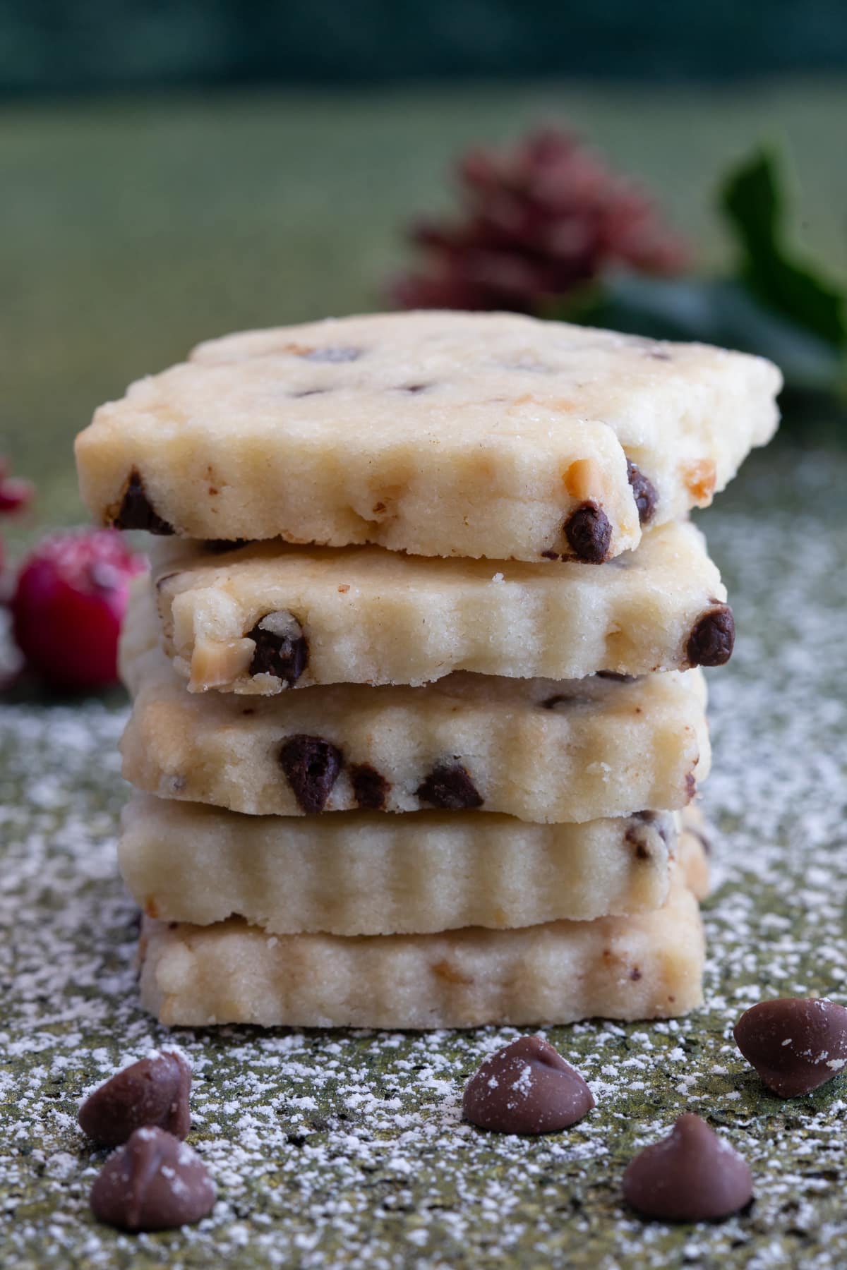 Chocolate Almond Shortbread Cookies Recipe An Italian in my Kitchen