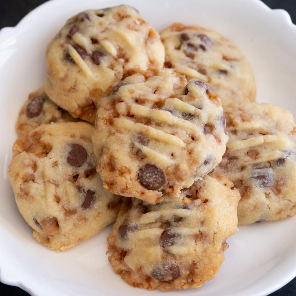 Chocolate Toffee Shortbread Cookies Recipe An Italian in my Kitchen