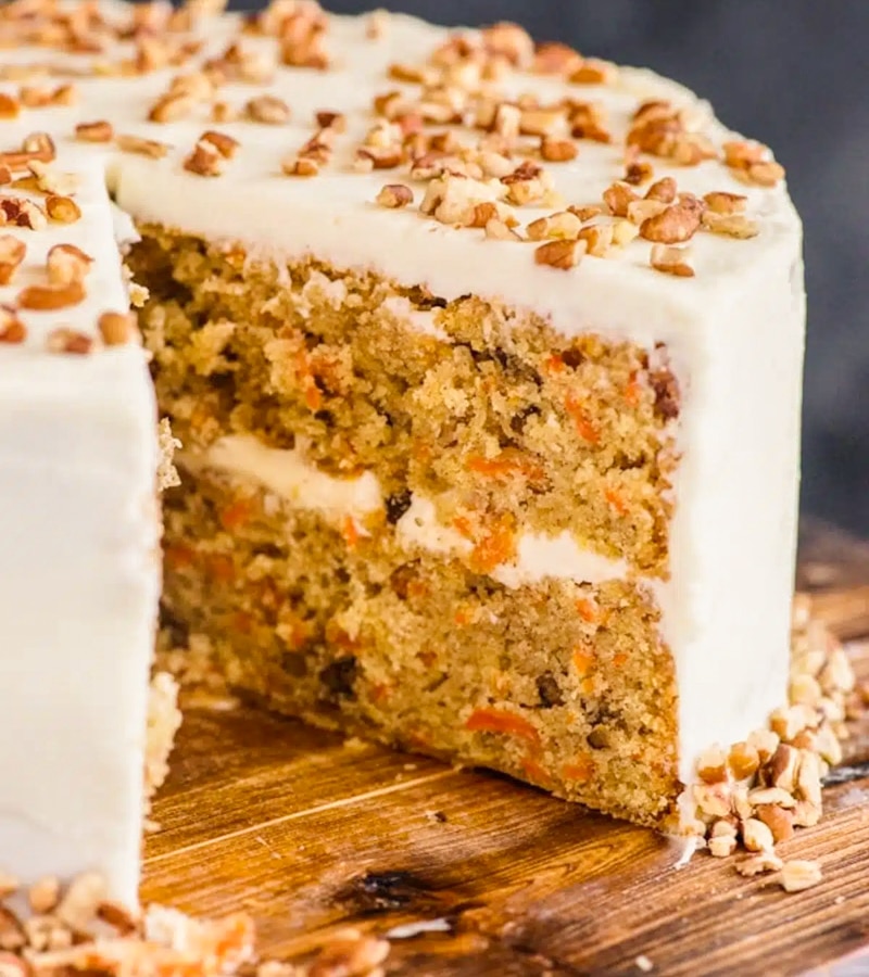 Carrot Cake Sheet Cake - EASY Carrot Cake Recipe | Delightful E Made