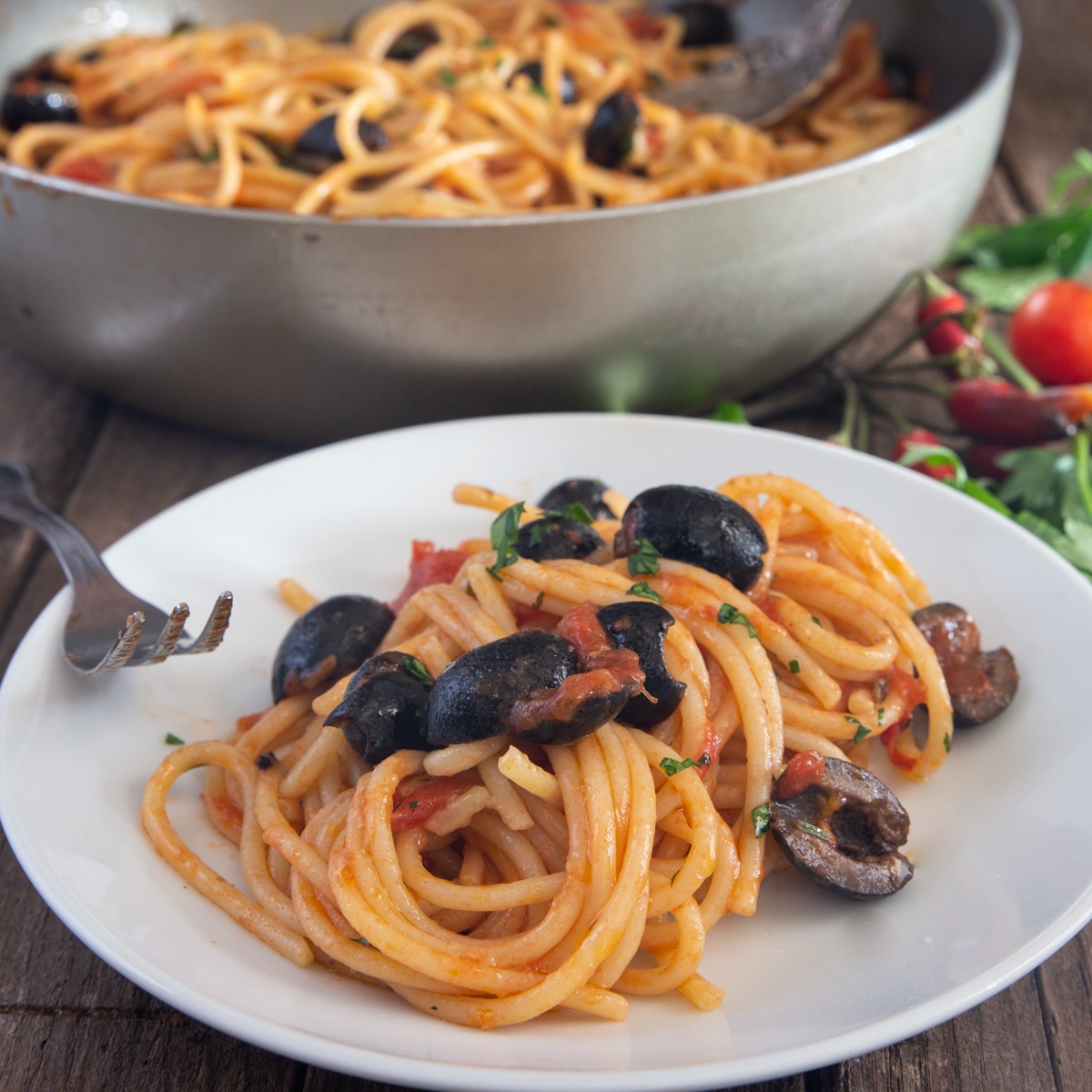 Easy Authentic Italian Pasta Puttanesca Recipe - An Italian in my Kitchen