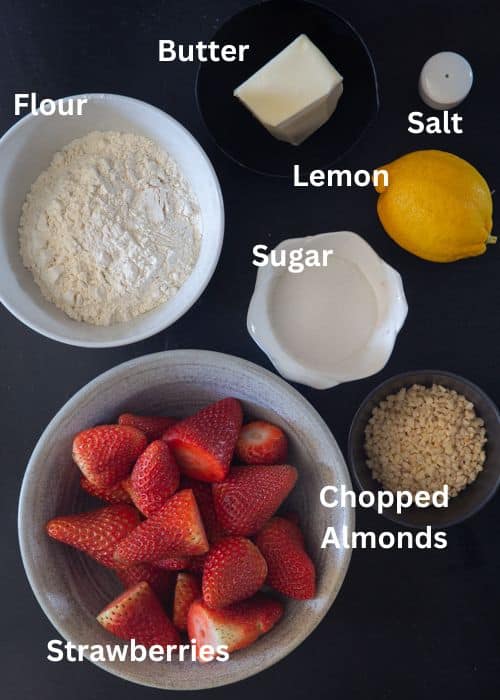 Recipe ingredients.
