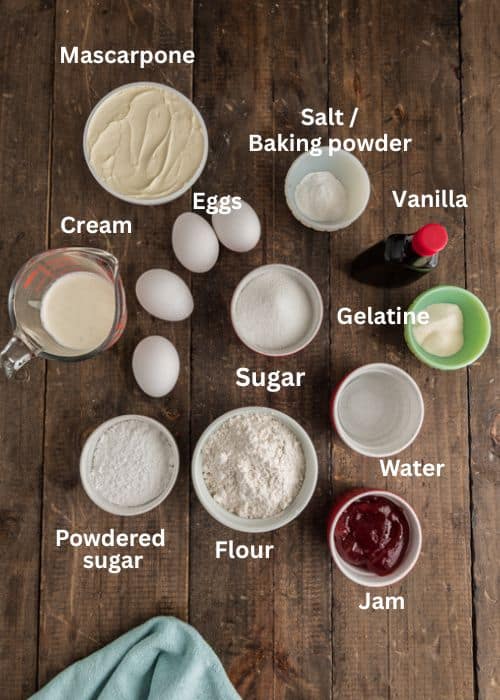 Ingredients for the recipe.