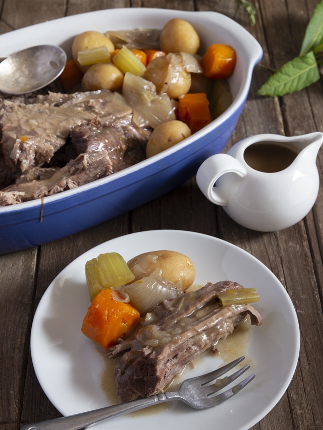 Delicious Stove-Top Pot Roast Recipe - An Italian in my Kitchen