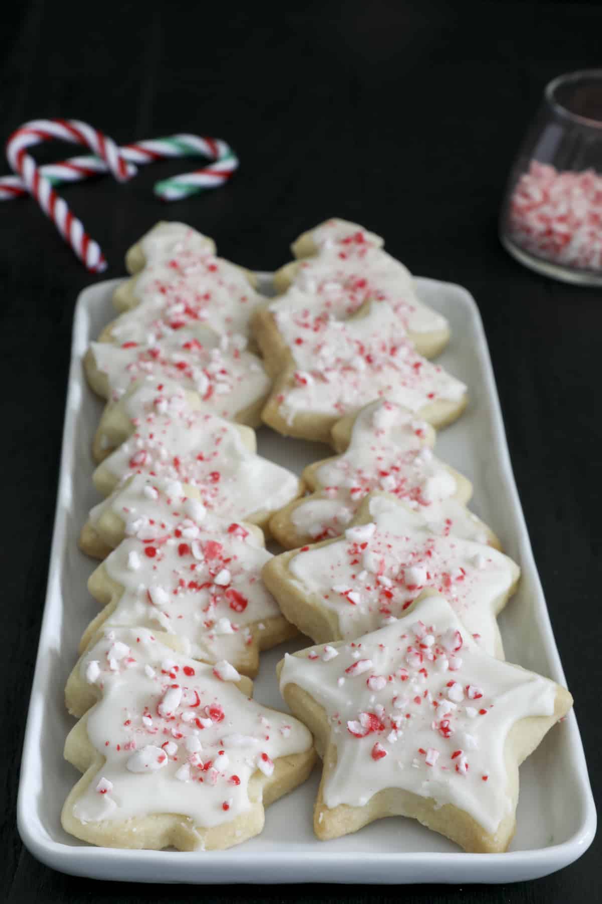 Frosted Shortbread Cookies Recipe - An Italian in my Kitchen