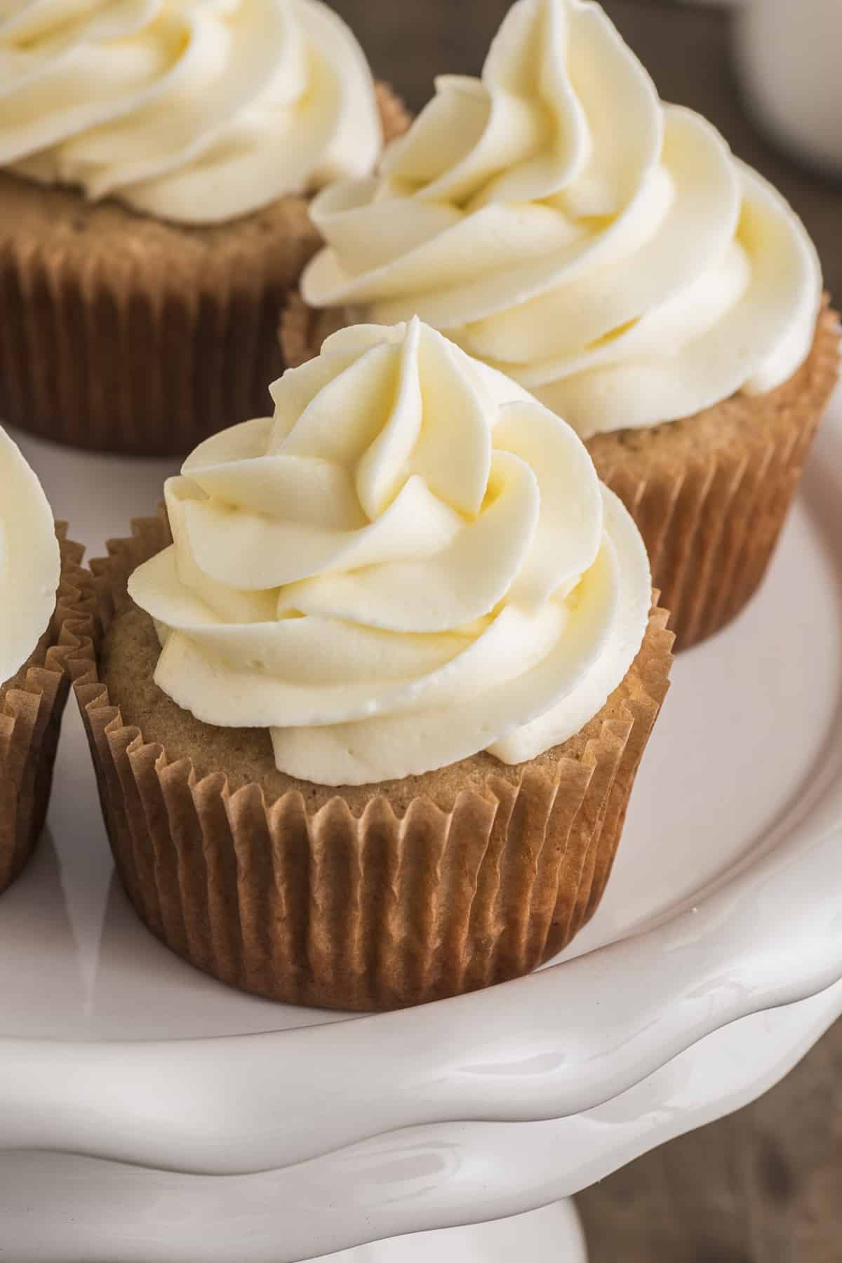Frosted Applesauce Cupcakes