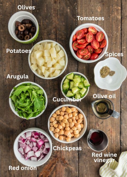 Ingredients for the recipe.