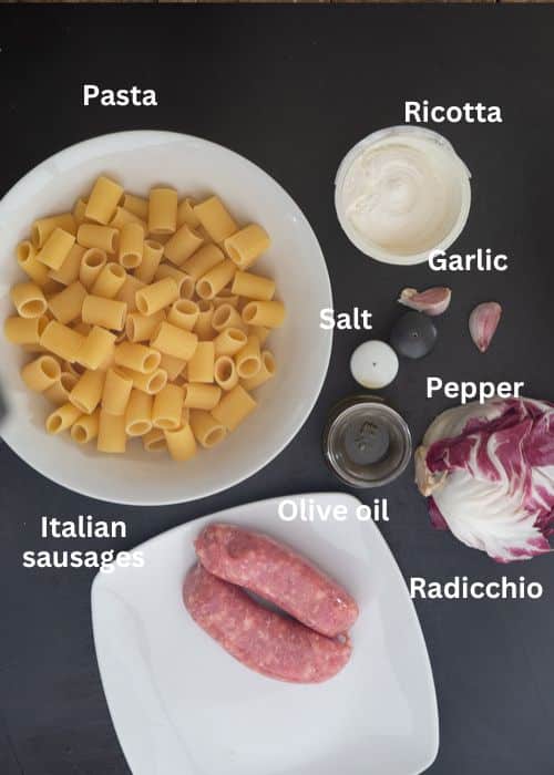 Ingredients for the recipe.