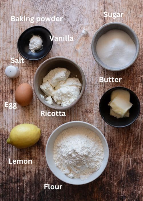 Ingredients in the recipe.