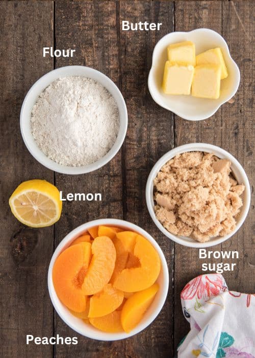 Ingredients for the recipe.