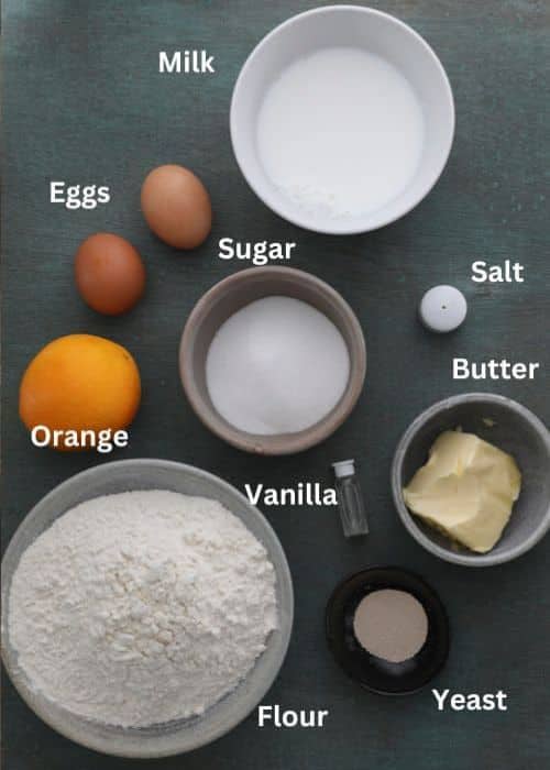 Ingredients in the recipe.