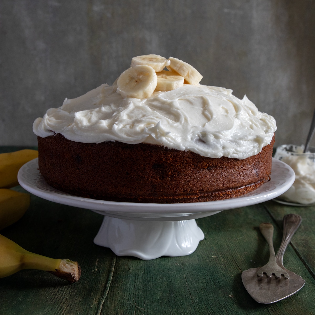 One Bowl Banana Cake