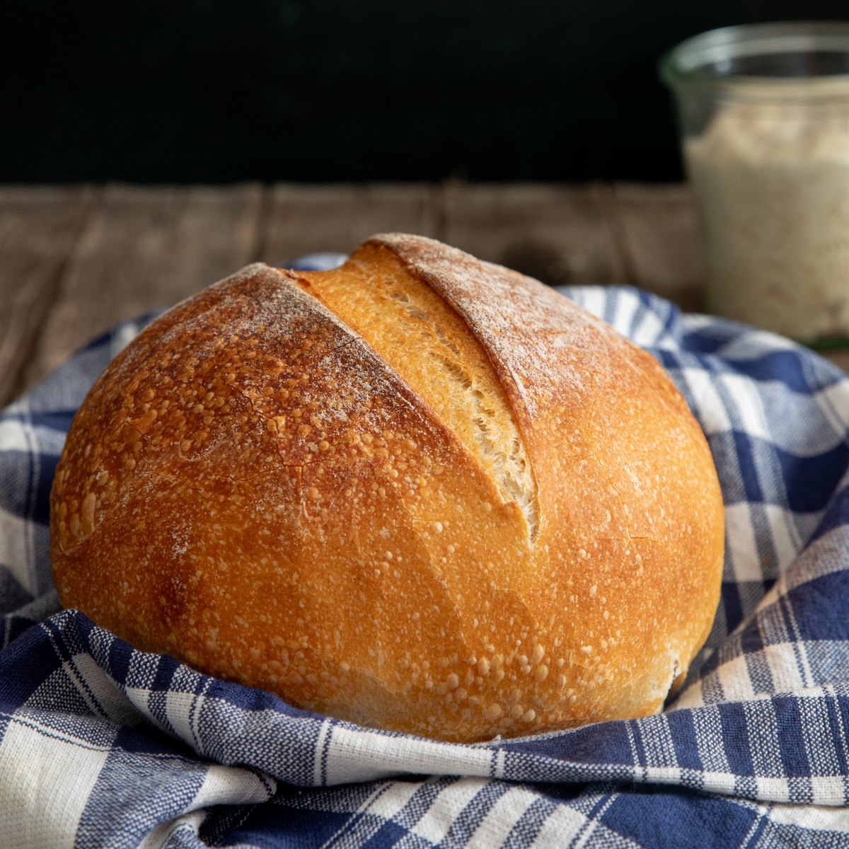 Easy Lievito Madre Bread