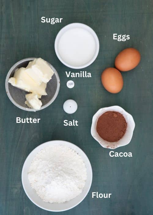 Ingredients for the recipe.