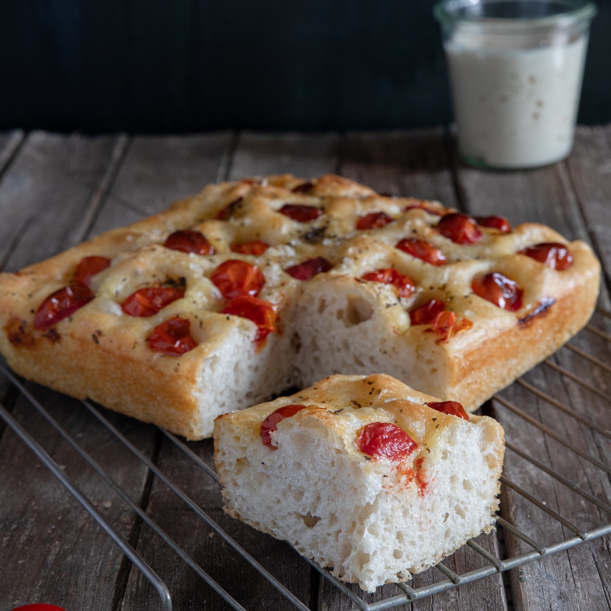 Lievito Madre Tomato Focaccia