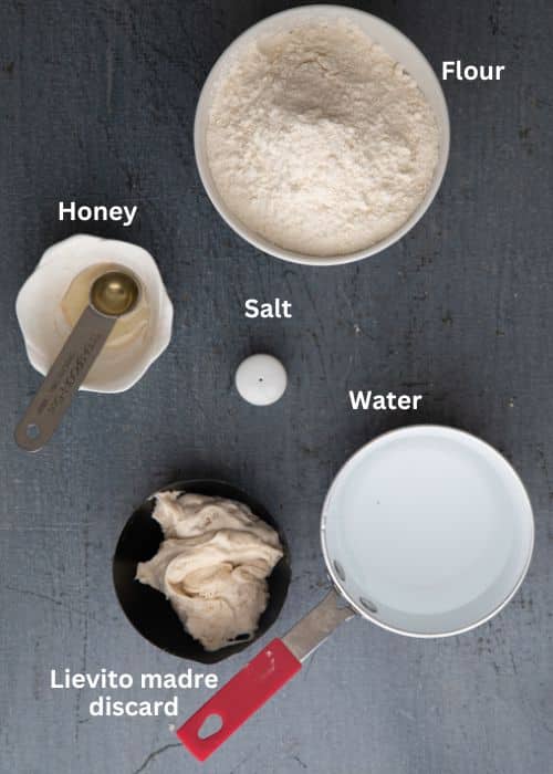 Ingredients for the recipe.