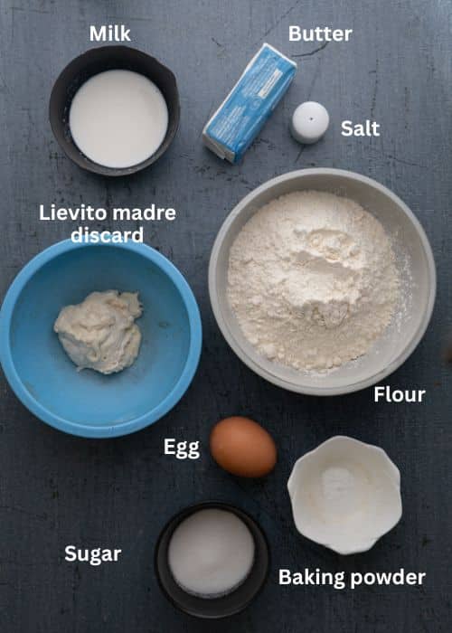Ingredients for the recipe.