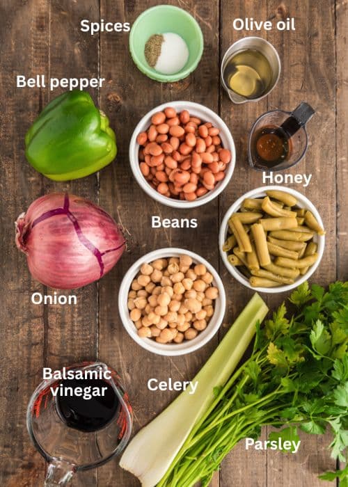 Ingredients for the recipe.