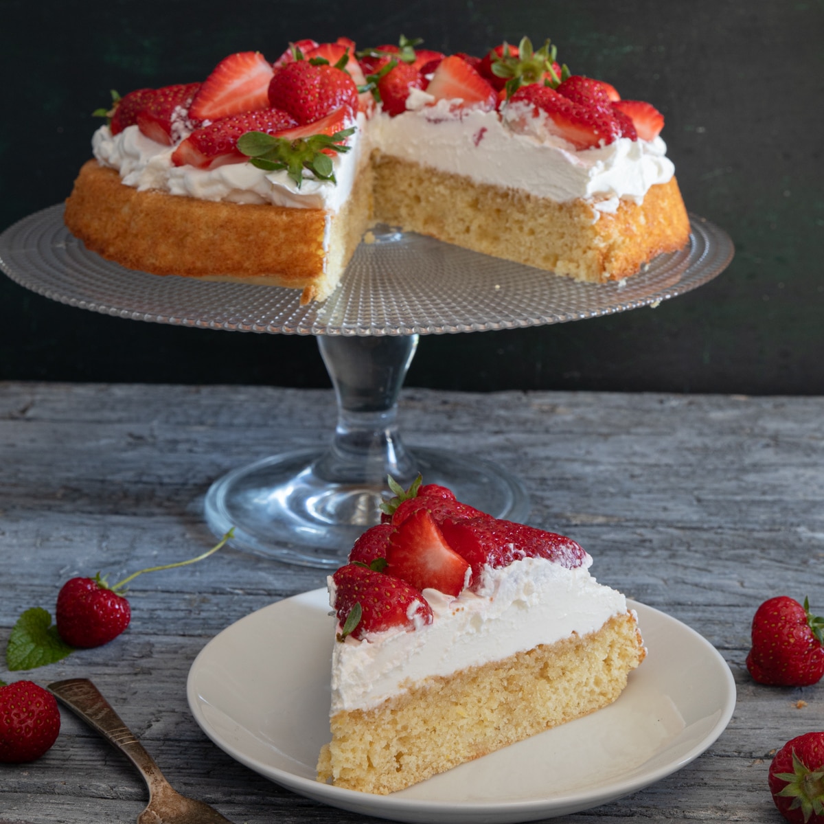 Soft Strawberry Crostata