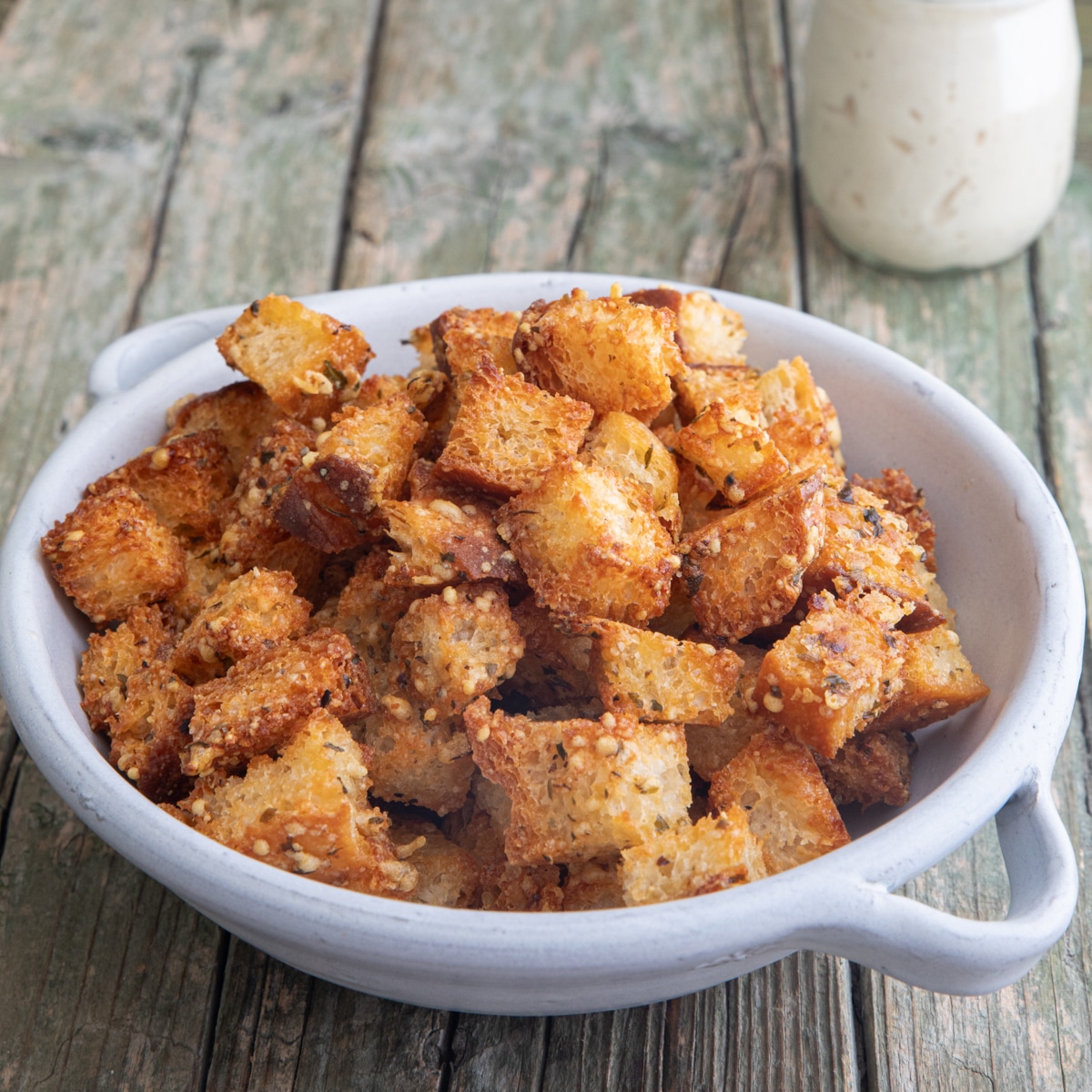 Lievito Madre Discard Croutons